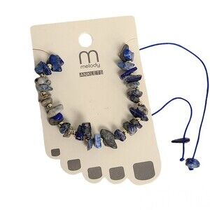 NWT Boho Melody Blue Stone Anklet